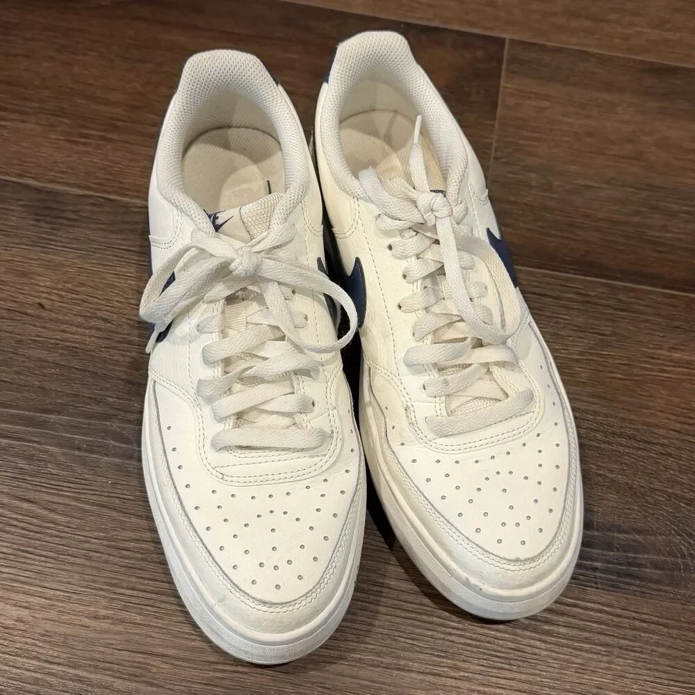 Nike Court Vision Alta Platform Sneakers Sail/Navy